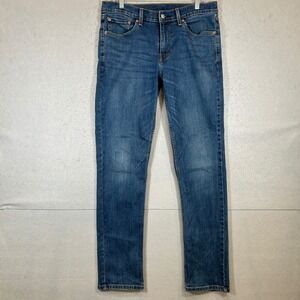 Levi's 511 Jeans Mens 32x34 Slim Fit  Medium Blue Wash Denim 0861